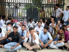Uttarakhand students protest